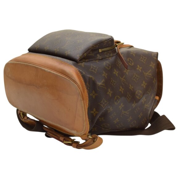 Louis Vuitton Monogram Montsouris Backpack in brown monogram canvas and natural - Picture 9 of 16